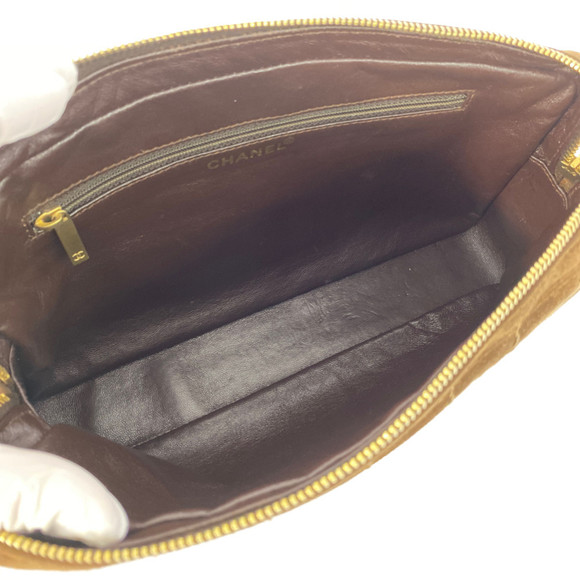 CHANEL Wild Stitch Chain Shoulder Bag Brown - Picture 6 of 10